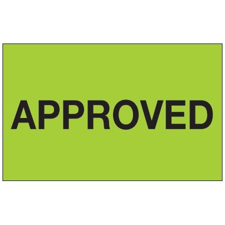 Bsc Preferred 3 x 5'' - ''Small Parts Enclosed'' Fluorescent Green Labels BUY00016251